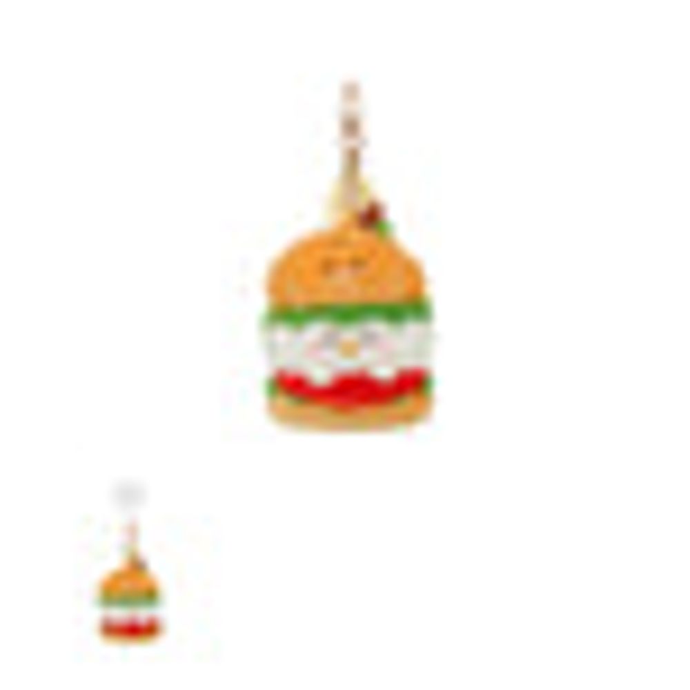 MINISO Yummy Yummy Series Plush Bag Charm (Pear Hamburger