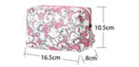 MINISO Disney Animals Collection Marie Cosmetic Bag(Full Print,Pink