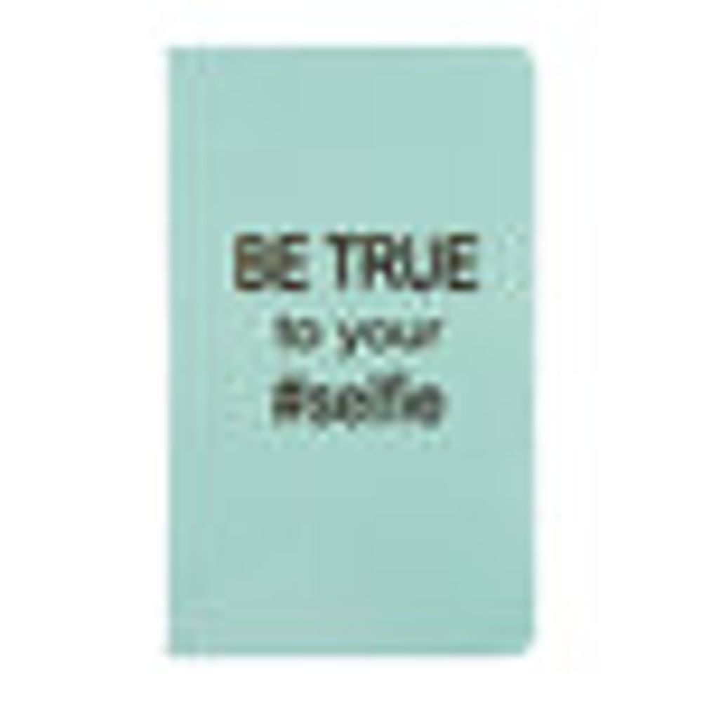 MINISO Fun Quote Lettering Foil Notebook (Random Colour