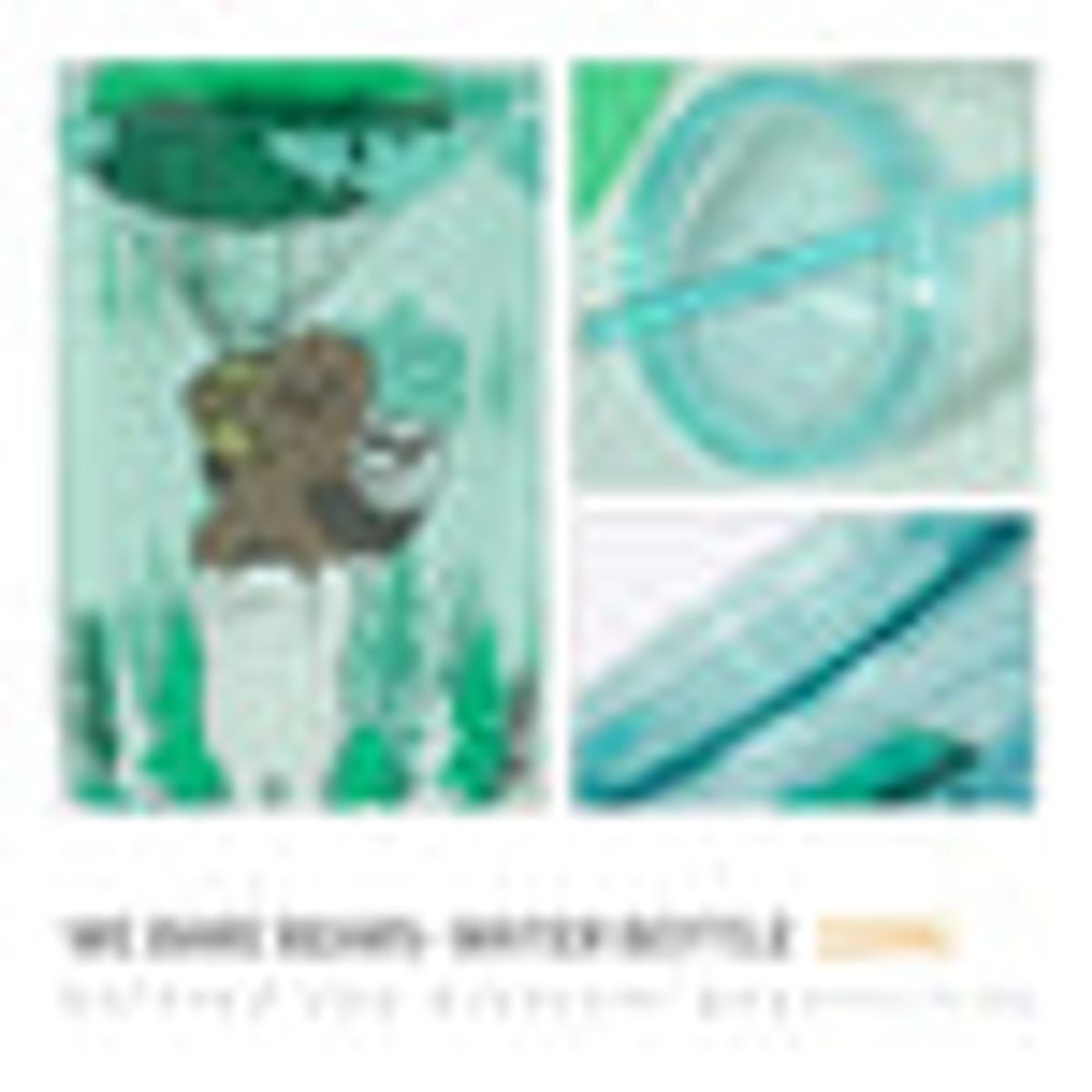 MINISO We Bare Bears- Water Bottle 320ml (Random Color