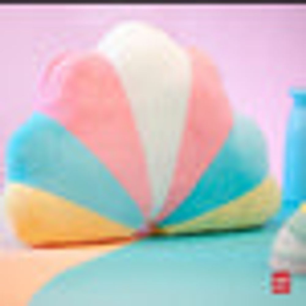 MINISO Summer Rainbow Series Plush Pillow Shell