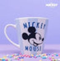 MINISO Mickey Mouse Collection Stripe Ceramic Mug 350ml (2mugs