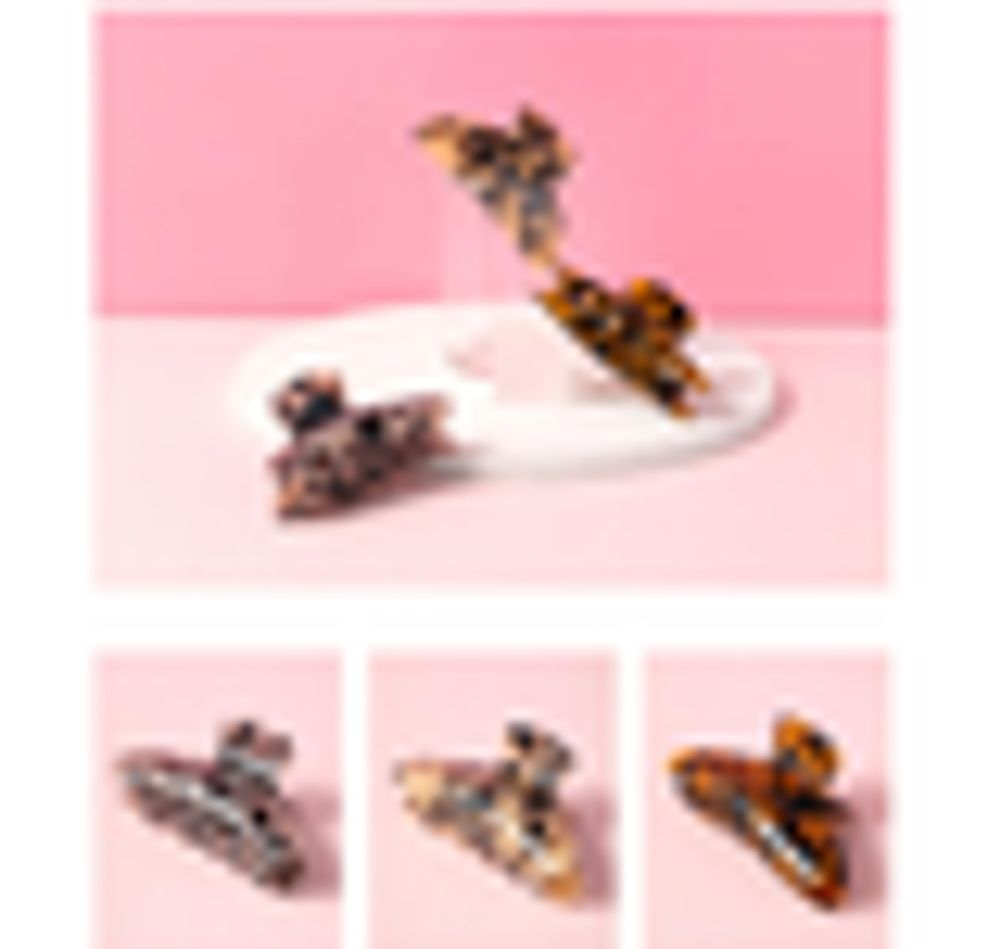 Miniso Tortoiseshell Acetate Hair Claw Clip (Random pick