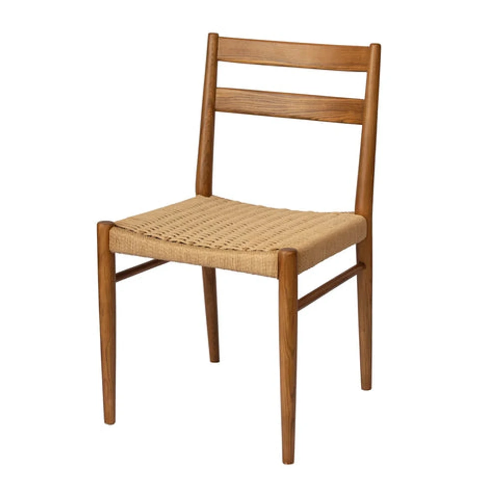 Jakarta Dining Chair - Black/Black Woven Seat