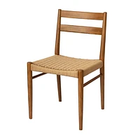 Jakarta Dining Chair - Black/Black Woven Seat