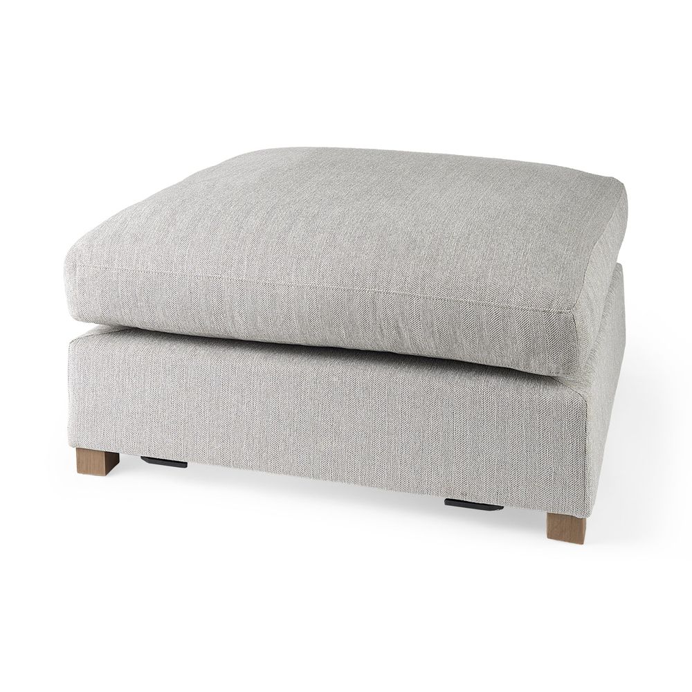 Valence Light Gray Modular Sofa Elements