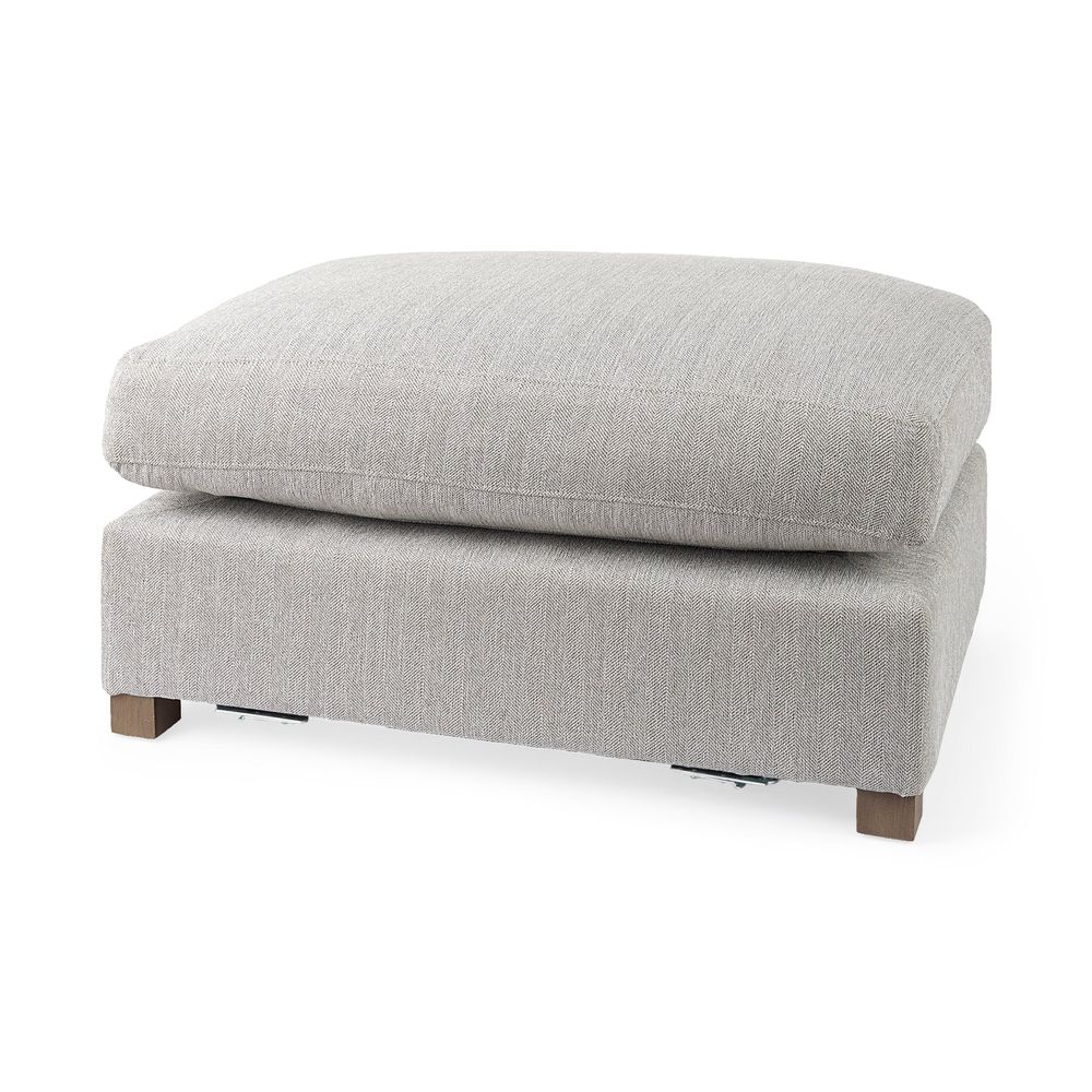 Valence Light Gray Modular Sofa Elements