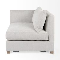 Valence Light Gray Modular Sofa Elements