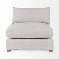 Valence Light Gray Modular Sofa Elements