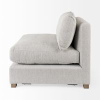 Valence Light Gray Modular Sofa Elements