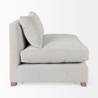 Valence Light Gray Modular Sofa Elements