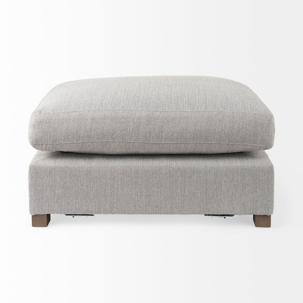 Valence Light Gray Modular Sofa Elements