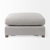 Valence Light Gray Modular Sofa Elements