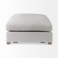 Valence Light Gray Modular Sofa Elements