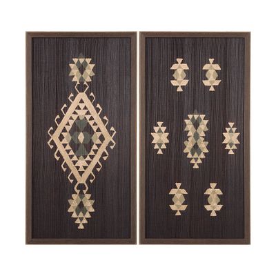 Brown Tapestry Framed Series