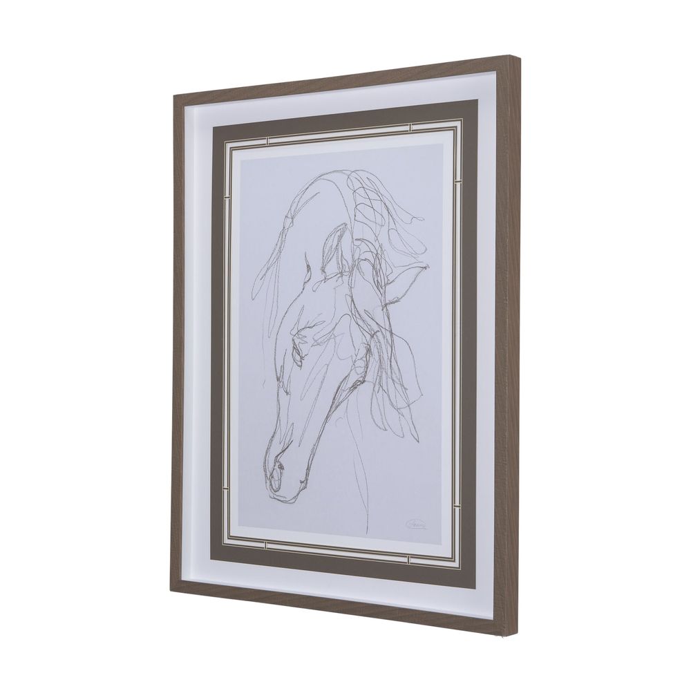 Horse Sketch Framed Series