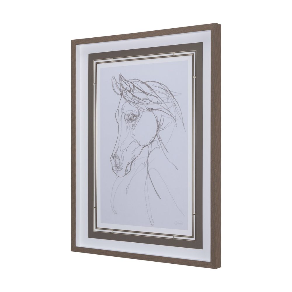 Horse Sketch Framed Series