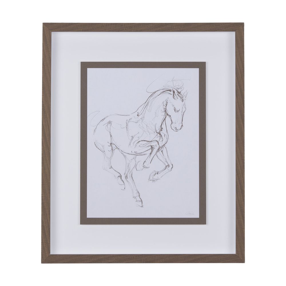 Horse Sketch Framed Series