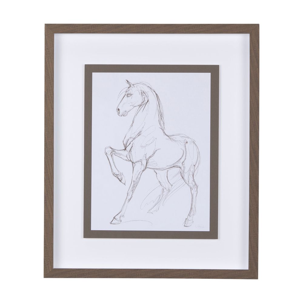 Horse Sketch Framed Series