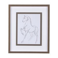 Horse Sketch Framed Series