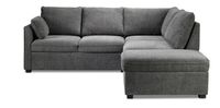 Portland Pull Out Sleeper Sectional with ottoman