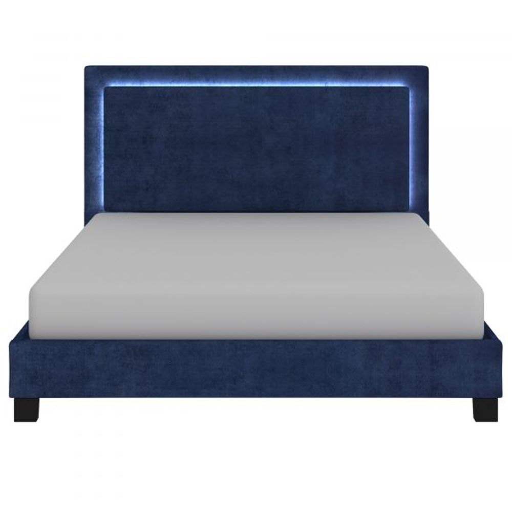 Lumina 78" King Platform Bed with Light in