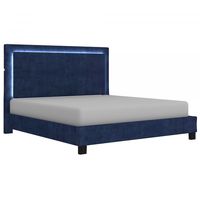 Lumina 78" King Platform Bed with Light in