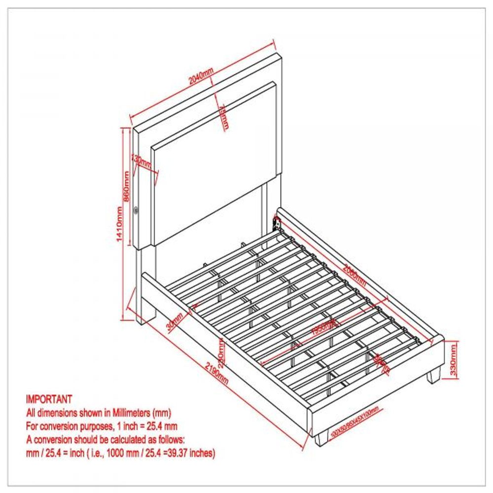 Lumina 78" King Platform Bed with Light in