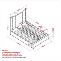 Rimo 78" King Platform Bed in Grey