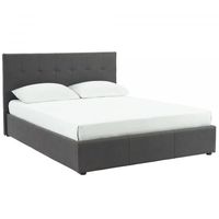 Extara 60" Queen Platform Storage Bed in Grey