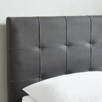 Extara 60" Queen Platform Storage Bed in Grey