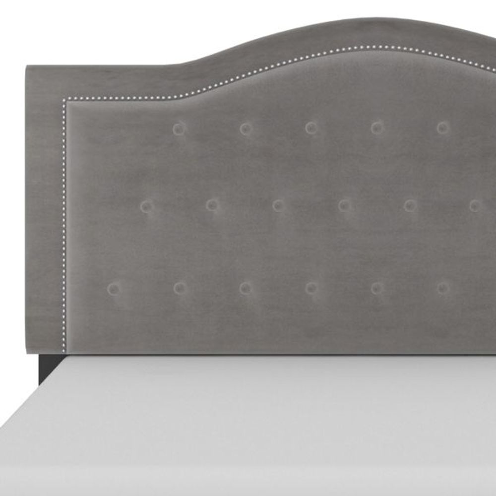 Pixie 54" Double Bed in Light Grey