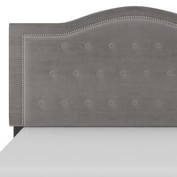 Pixie 54" Double Bed in Light Grey