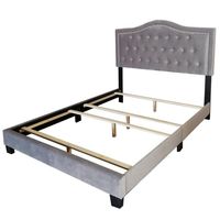 Pixie 54" Double Bed in Light Grey