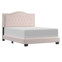 Pixie 60" Queen Bed in Blush Pink