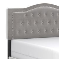 Pixie 60" Queen Bed in Light Grey