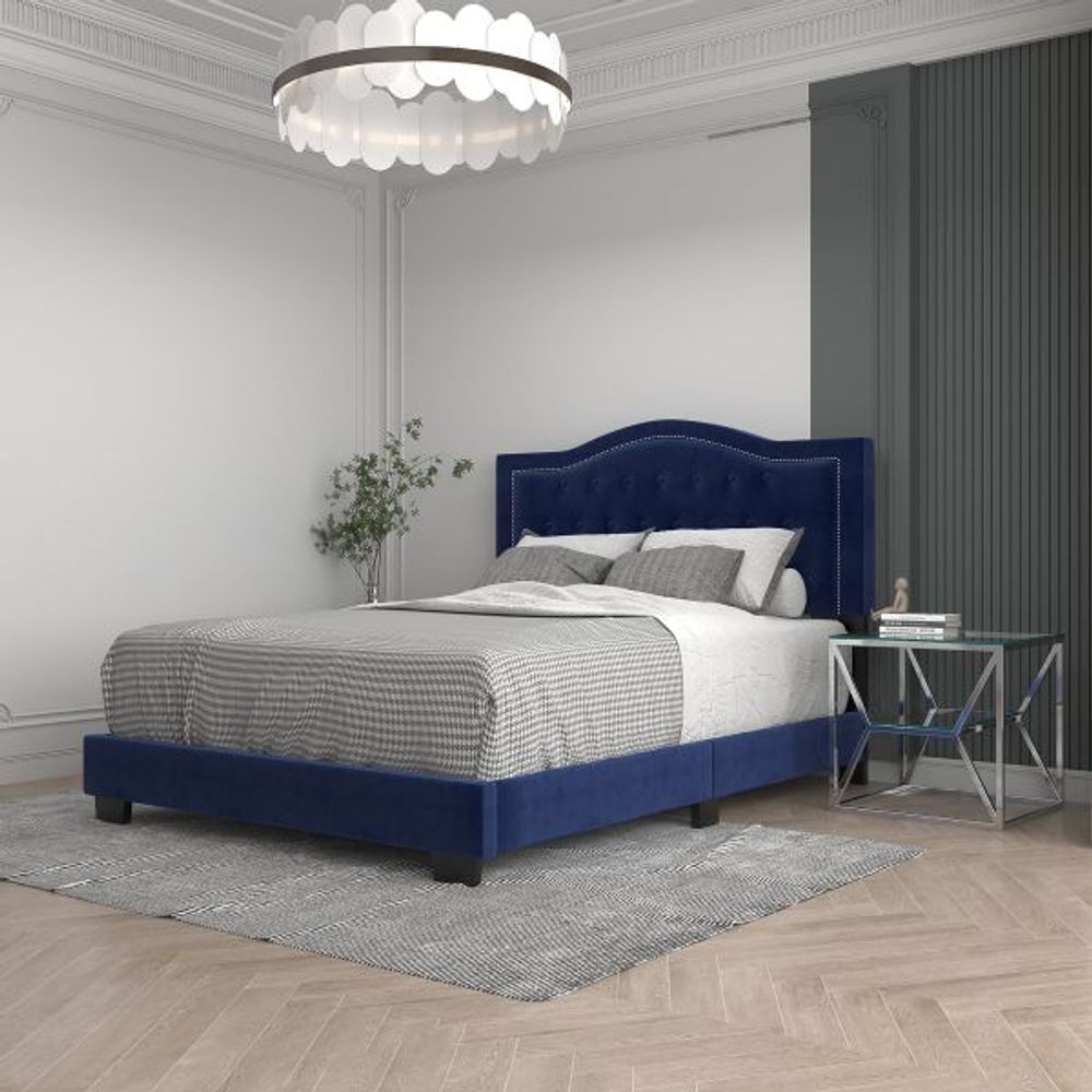 Pixie 60" Queen Bed in Blue