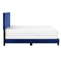 Jedd 54" Double Bed in Blue Velvet