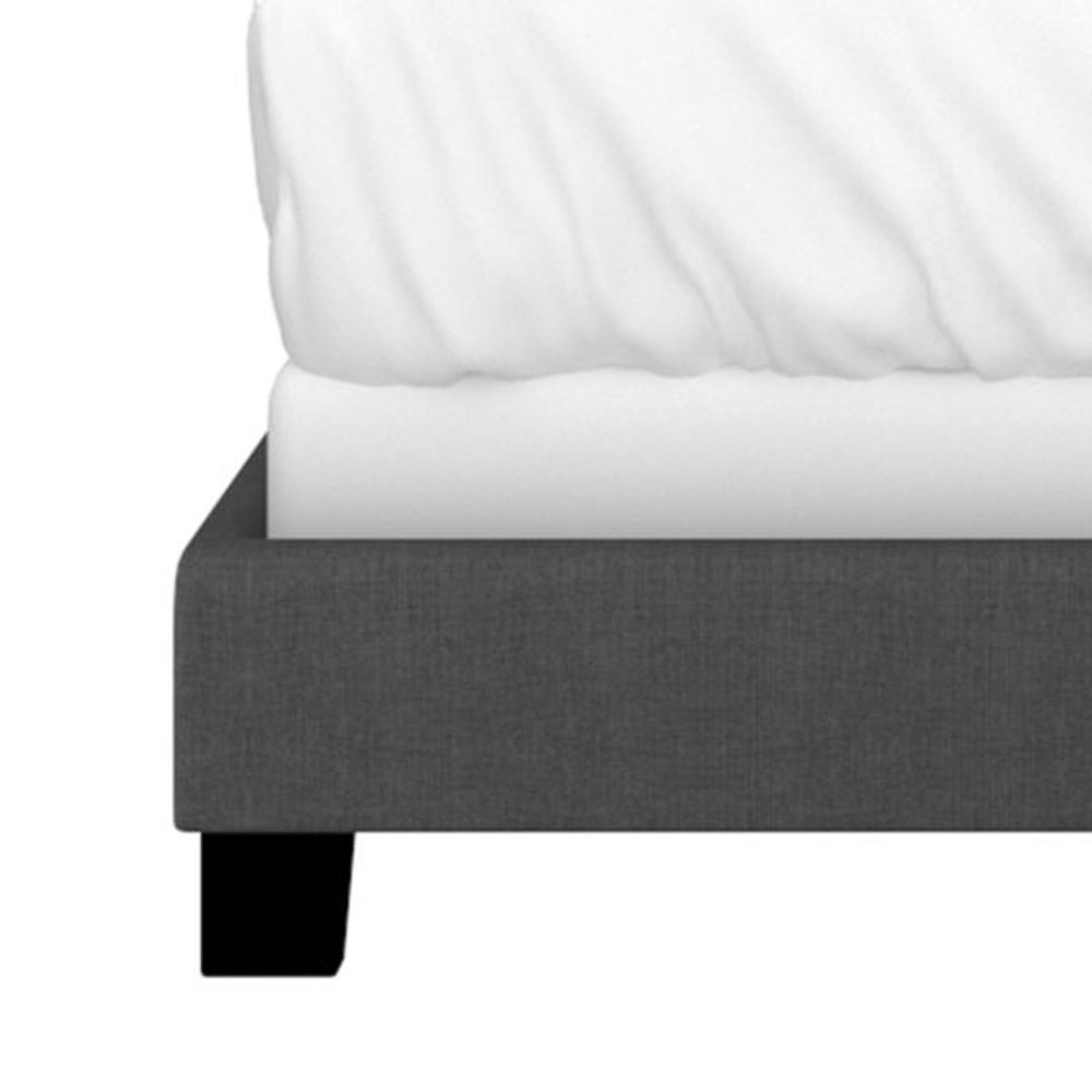 Jedd 60" Queen Bed in Charcoal Fabric