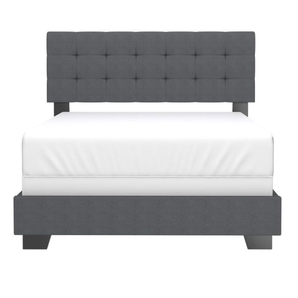 Exton 54" Double Bed in Charcoal