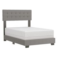 Exton 54" Double Bed in Light Grey