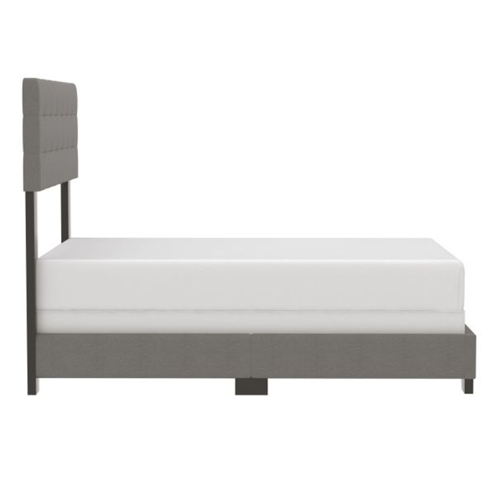 Exton 54" Double Bed in Light Grey