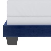 Gunner 54" Double Bed in Blue Velvet