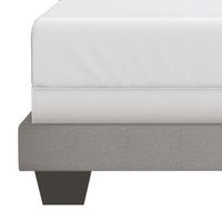 Gunner 60" Queen Bed in Light Grey Fabric