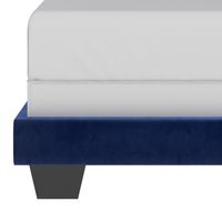 Gunner 60" Queen Bed in Blue Velvet