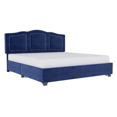 Diana 78" King Platform Bed with Storage Drawers in