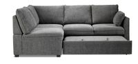 Portland Pull Out Sleeper Sectional with ottoman