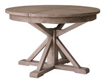 Irish Coast Round Extension Dining Table - Rustic Sundried