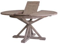 Irish Coast Round Extension Dining Table - Rustic Sundried