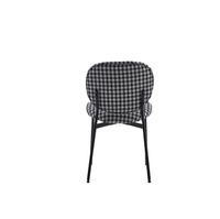 Vashi Dining Chair - Black 'n White Plaid